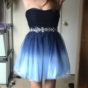 Ombre cocktail dress